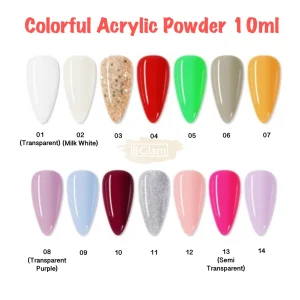 Colorful Acrylic Powder 10ml