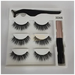 Magnetic Eyelash Kit (5 magnets per lash) - 3D05
