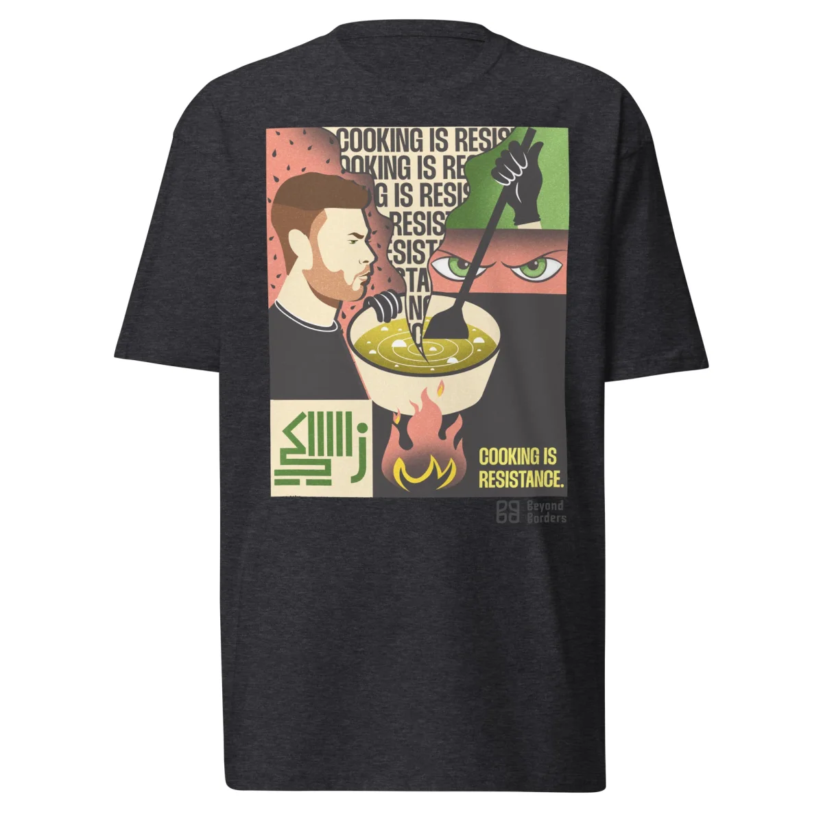 Men’s premium heavyweight tee - Image 6