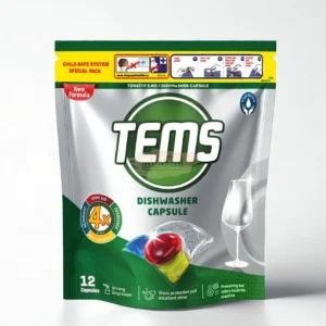 TEMS 12pcs 4-in-1 Dishwasher Capsule 134g