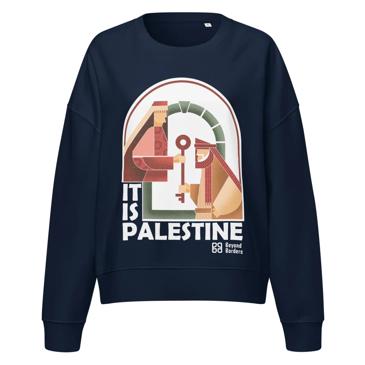 Women’s organic crew neck sweatshirt - Image 6