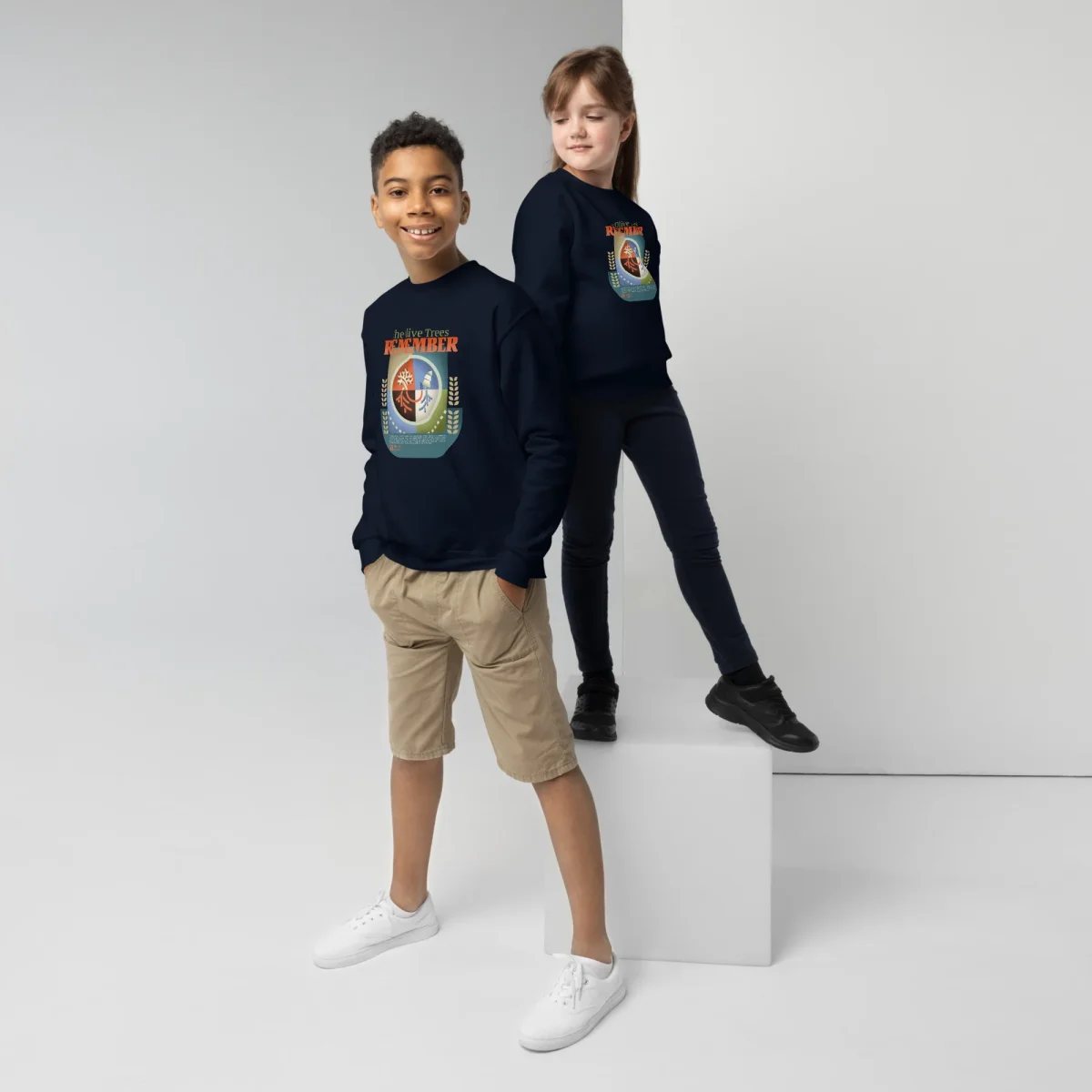 Youth crewneck sweatshirt - Image 3